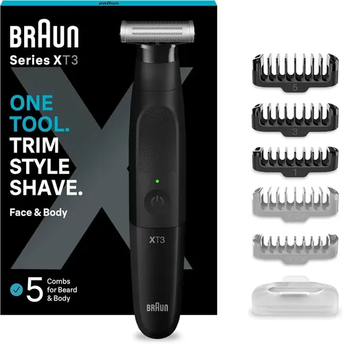 BRAUN XT 3200 Multigroomer – Vielseitiger Bart- und Körperrasierer