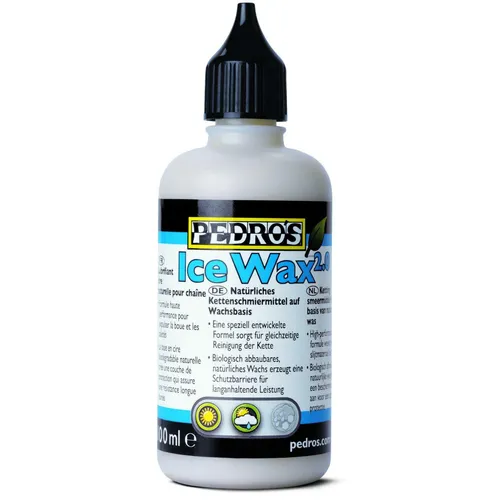 Pedros Ice Wax 2.0 Kettenschmiermittel, 100ml - Hochwertiges Kettenschmiermittel für optimale Leistung und Schutz, ideal für alle Wetterbedingungen und lange Fahrten.