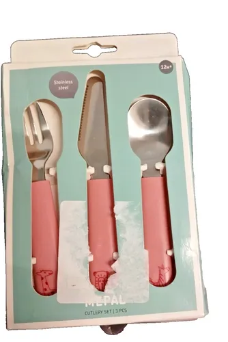 MEPAL Kinderbesteckset mio deep pink 3teilig Neu OVP 2.Wahl #