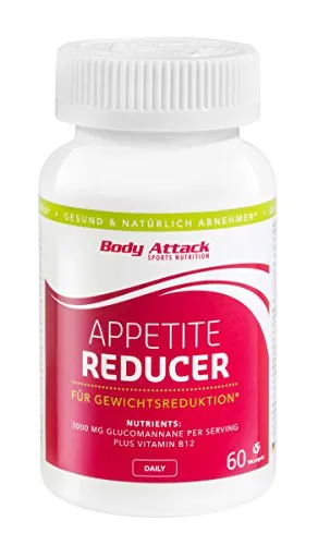 Body Attack Appetite Reducer 60 Kapseln, 1er Pack (1 x 0.052 kg)