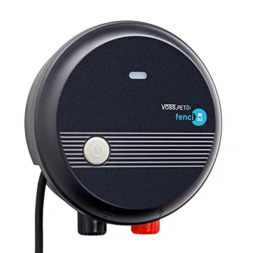 VOSS.pet fenci M03 - 230V Elektrozaungerät, effektive Marder- und Kleintierabwehr mit LED-Anzeige und Ein-/Ausschalter
