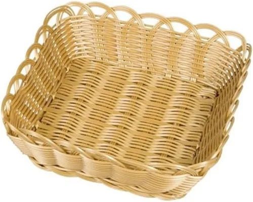 KESPER® Brotkorb Brot- und Obstkorb, 29 x 29 x 9 cm, braun, (1-tlg)