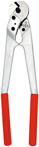 FELCO C16E Kabelschere (Schnitt-ø 20 mm, für Elektrokabel, Griffe aus geschmiedetem Alu, Messer + Verbindungselemente Qualitätsstahl)
