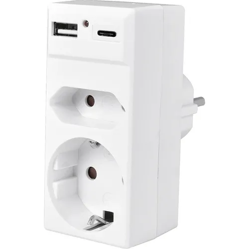 Heitech HEI Steckdosenad.Schuko/Eu USB (E28 351294)