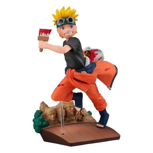 Megahouse MH841477 Actionfigur Naruto Uzumaki - Actionfigur aus PVC der G.E.M. Series, handgefertigt und ideal für Sammler und Anime-Fans. Lieferung in versiegelter Box mit Basisständer.