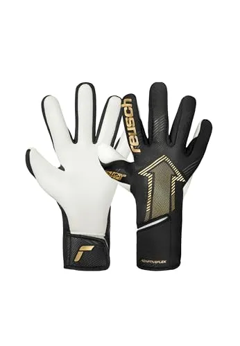 REUSCH Fastgrip Gold Torwarthandschuhe, Damen, Gr. 9,5 - Profi-Qualität für Torhüterinnen mit Hybrid Negative Cut, hervorragendem Grip und atmungsaktivem Mesh für optimale Kontrolle und Komfort.