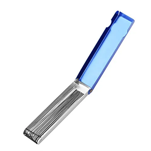 Reinigungsset Motorradvergaser Jet Cleaner Zum Reinigen von Schweißschneiddüsen / -Spitzen, Gasöffnungen, Sprinklern und Duschköpfen, 13-Draht-Set