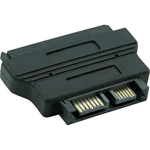 InLine 29612 Adapter SATA, SATA 22pol. Stecker (7+15) auf Slimline SATA 13pol. Buchse (7+6)