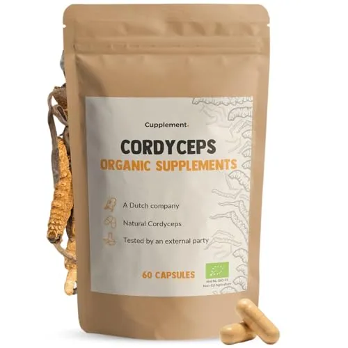 Cupplement Cordyceps Kapseln 500 mg Biologisch 60 Capsules