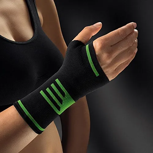 BORT ActiveColor Sport Daumen-Hand-Band in Schwarz-Grün