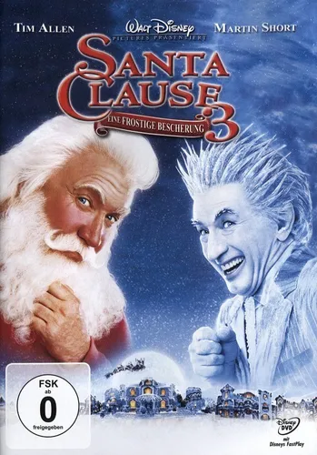 Santa Clause 3 - Eine frostige Bescherung - Familienfilm, ideal für die Weihnachtszeit mit humorvollen Abenteuern und freigegeben ohne Altersbeschränkung.