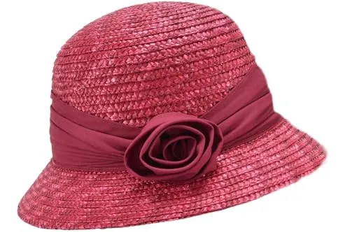 Seeberger Damen Sonnenhut mit UV-Schutz 50+ - Eleganter Strohhut für Damen mit Blütendekoration, ideal für sonnige Tage am Strand oder im Garten. Der Hut bietet nicht nur Stil, sondern auch effektiven UV-Schutz.