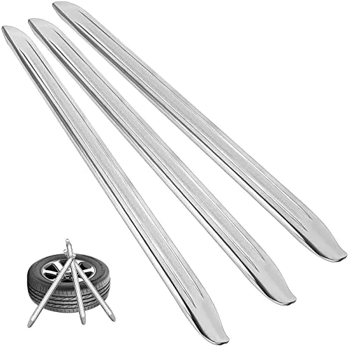 Generic Reifen Montiereisen, 30 cm Montierhebel Motorrad Montierhebel aus Manganstahl, Reifenhebel Reifenentferner, Montierhebel Kit für Motorrad, Fahrräder und Elektrofahrzeuge 3 Stück(1er Pack)