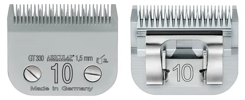 AESCULAP - MOSER - WAHL - OSTER - ANDIS - HEINIGER Scherkopf Size 10, 1,5 mm - Scheren & Schermaschinen, präziser Scherkopf für schnelles und sauberes Schneiden, ideal für professionelle Tierpflege.