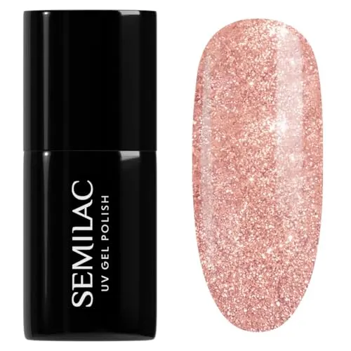 Semilac UV Nagellack 094 Pink Gold 7ml Kollektion Special Day