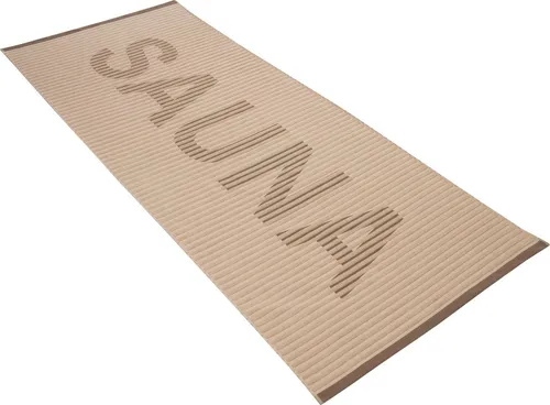 Vossen Saunatuch Camden Grau 80x200 cm - Hochwertiges Saunatuch aus Baumwolle und Polyester, besonders saugfähig und pflegeleicht. Ideal für Wellness und Freizeit, Oeko-Tex® Standard 100, schickes Design mit Schriftzug.