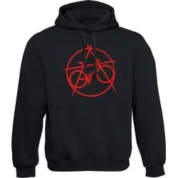 Baddery Kapuzenpullover Fahrrad Hoodie: