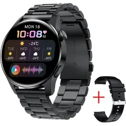 TPFNet Smartwatch SW21 mit Edelstahl- und Silikonarmband