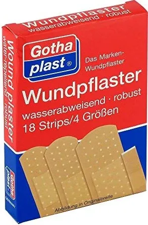 GOTHAPLAST Wundpfl.wasserfest 4 Größen 18 St