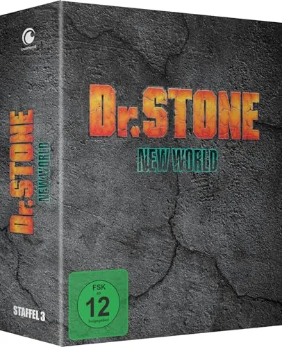 Dr. Stone: New World - Staffel 3 - Vol.1 - [DVD] mit Sammelschuber - Anime-Film mit Sammelschuber, ideal für Fans von Abenteuer und Wissenschaft, freigegeben ab 12 Jahren.