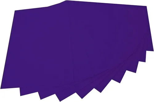 folia 520431 - Bastelfilz lila, 10 Blatt à 150 g/qm, 20 x 30 cm