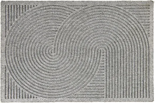 ASTRA Fußmatte GraphicDeluxe – Wetterfest und Rutschfest in silber von Astra