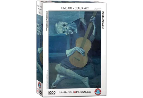 Puzzle 1000 Teile Puzzle - Puzzle - Picasso - Der alte Gitarrenspieler, Puzzleteile