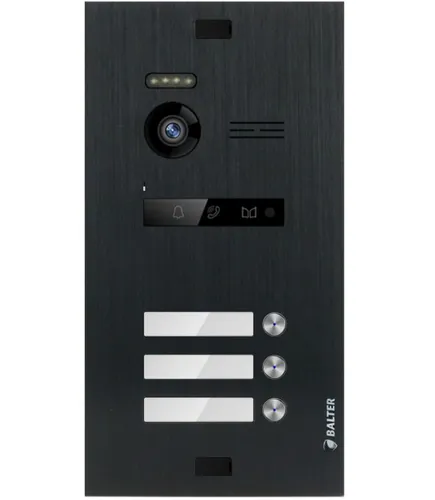 Balter EVO HD Frontblende Schwarz Türstation Blende Ersatzteil 3 Tasten