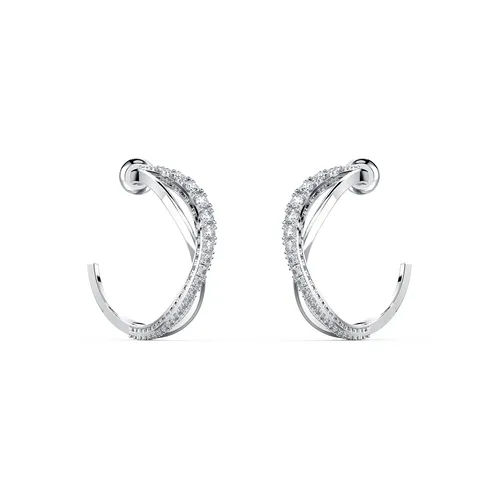 Swarovski Ohrringe 5563908/5633861 Twist Kreolen in silber von Swarovski