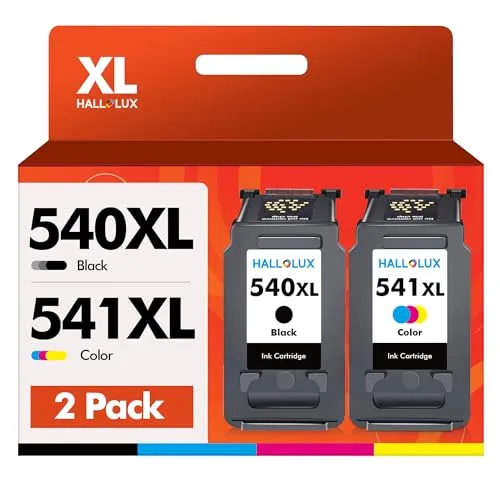 HALLOLUX 540XL 541XL PG540 CL541 Patronen Kompatibel für Canon Druckerpatronen 540 541 Multipack für Canon TS5150 Druckerpatronen Pixma TS5151 TS5100 MG3650S MG3650 MG3550 MX525 MG3150 MG3250