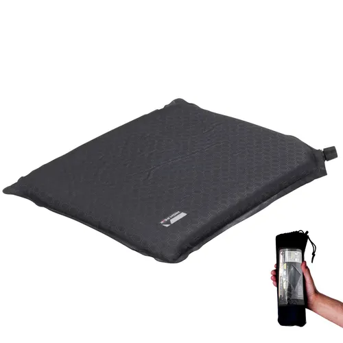 HIGH PEAK Sitzkissen selbstaufblasend – Ideal für Camping & Reisen - Luftmatratzen & Isomatten mit geringem Packmaß und Gewicht, selbstaufblasend und rutschhemmend für optimalen Komfort unterwegs.