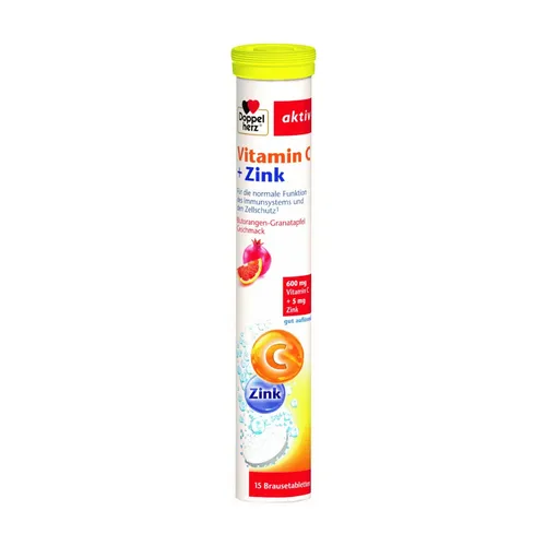 Doppelherz Vitamin C+Zink Brausetabletten von Queisser Pharma GmbH & Co. KG