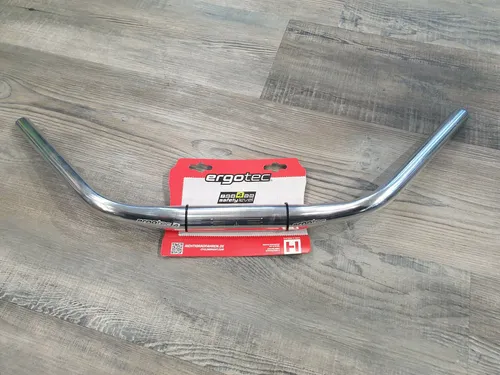 Humpert Ergotec Lenker Trekking City Bügel 31,8mm silber poliert Alu 600mm breit