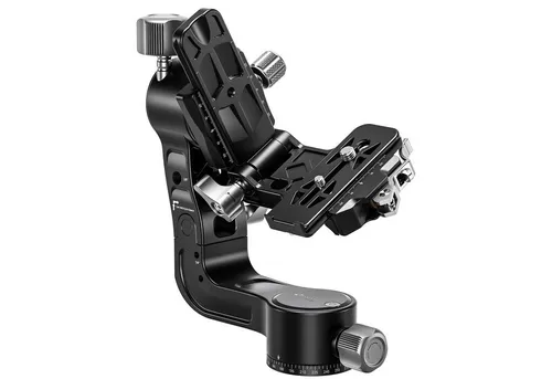 Leofoto 2-Wege-Neiger PG-2L Gimbal Kamerastativ - Stativ für schwere Teleobjektive, mit faltbarem Design für einfachen Transport und hoher Tragfähigkeit von bis zu 25kg - ideal für Sport- und Naturfotografie.