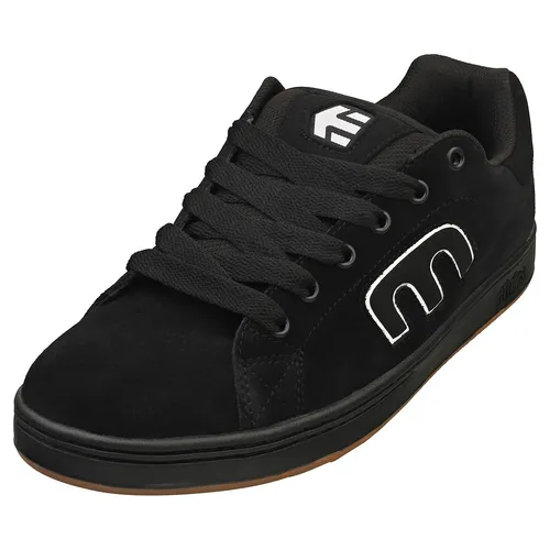 Etnies Callicut Black/White EU 46 - Robuster Skateschuh - Sneaker für Herren, ideal für Skateboarding mit vulkanisierter Sohle für optimalen Grip und Kontrolle. Perfekt für den Skatepark und den täglichen Gebrauch – kombiniere Komfort mit Style!