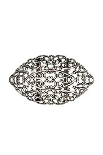 DONANI Dirndlspange - Nessi - Silber in silber von DONANI