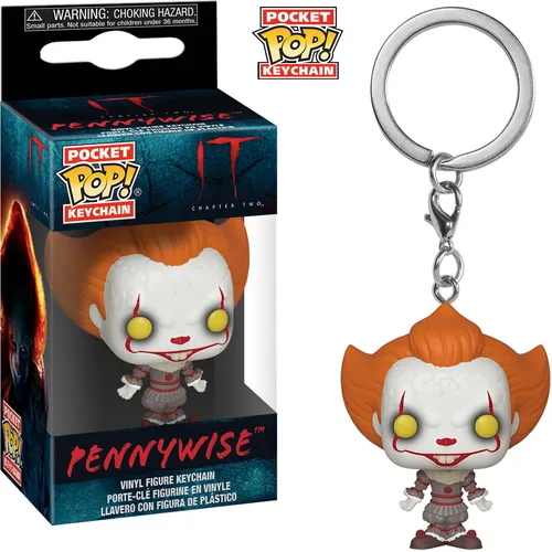 Es Kapitel - IT Chapter Two 2 - Pennywise - Schlüsselanhänger Funko Pocket POP!