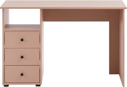 Schildmeyer Schreibtisch Smash, 115 cm - Rosa mit 3 Schubladen - Kinderschreibtische – Moderner Schreibtisch in Rosa mit 3 praktischen Schubladen für optimalen Stauraum und FSC-zertifiziertem Holz für umweltbewusste Nutzer.