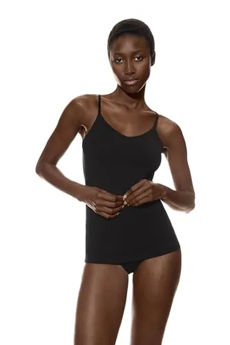 Mey Tagwäsche Serie Comfort Cotton Damen Tops Schwarz XL(XL)