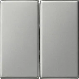 Gira 0915600 Wippe 2fach für Tastschalter, System 55, Edelstahl