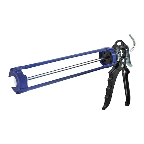 Faithfull Hochleistungs-Kartuschenpistole – 425 ml Fassungsvermögen – 10:1 Übersetzungsverhältnis, geeignet für C20- und C30-Kartuschen für Dichtstoffe und Klebstoffe