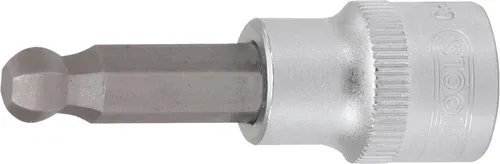 KS Tools 917.2446 1/4'' Bit-Stecknuss Innensechskant mit Kugelkopf, 6 mm