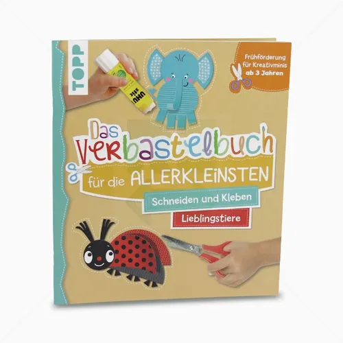 Buch Topp Das Verbastelbuch schneiden und kleben Lieblingstiere