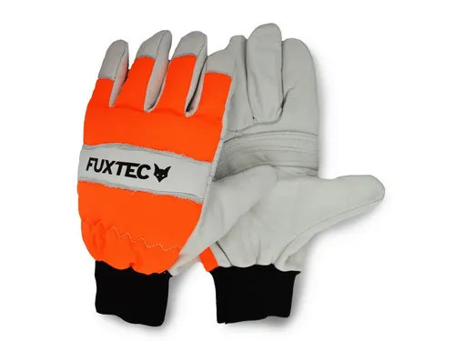 Fuxtec Schnittschutzhandschuhe für Forstarbeiten (Gr. 11/XL) - Arbeitshandschuhe mit optimalem Schnittschutz, hervorragender Griffsicherheit und Tastgefühl, ideal für die Arbeit mit Benzin-Motorsägen.