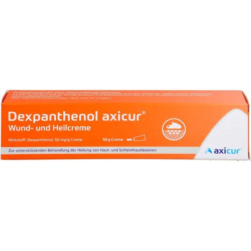 Dexpanthenol Axicur Wund- und Heilcreme 50 mg/G Cre 50 G