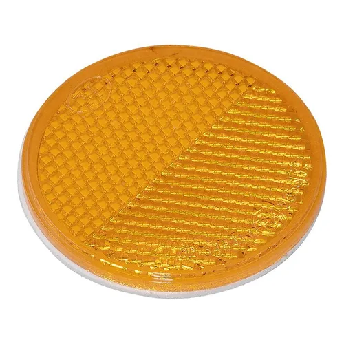 Reflektor orange 60mm selbstklebend