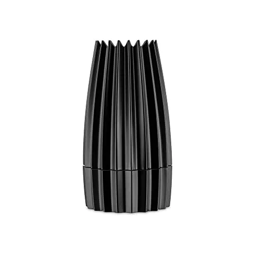 Alessi Grind Gewürzmühle schwarz WAL03 B - Küchenhelfer mit elegantem Design, aus hochwertigem Aluminium und perfekt für die mühelose Zerkleinerung von Gewürzen.