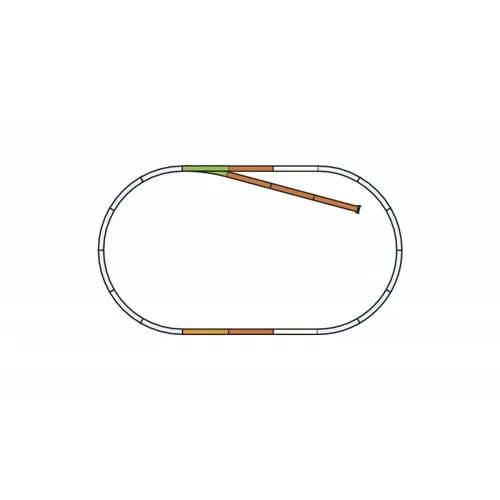 PIKO Modelleisenbahn-Set H0 Piko A-Gleis 55310 - Ergänzungs-Set 1, ideal für anspruchsvolle Modellbahner und ab 15 Jahren geeignet