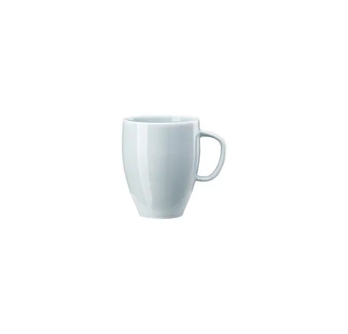 Rosenthal Junto Opal Green Becher - Thermobehälter aus hochwertigem Porzellan, spülmaschinen- und mikrowellengeeignet, ideal für Kaffee und Tee mit elegantem Design in sanftem Opalgrün.