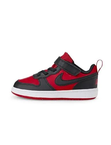 Nike Unisex Kinder Court Borough Low Recraft (Ps) Sneaker, University Red Black White, 31 EU - Elastische Schnürsenkel und Klettverschluss ermöglichen einfaches An- und Ausziehen. Die Gummiaußensohle bietet Traktion und Langlebigkeit, ideal für Alltag und Freizeitaktivitäten. Hochwertige Materialien garantieren Komfort und Stil.